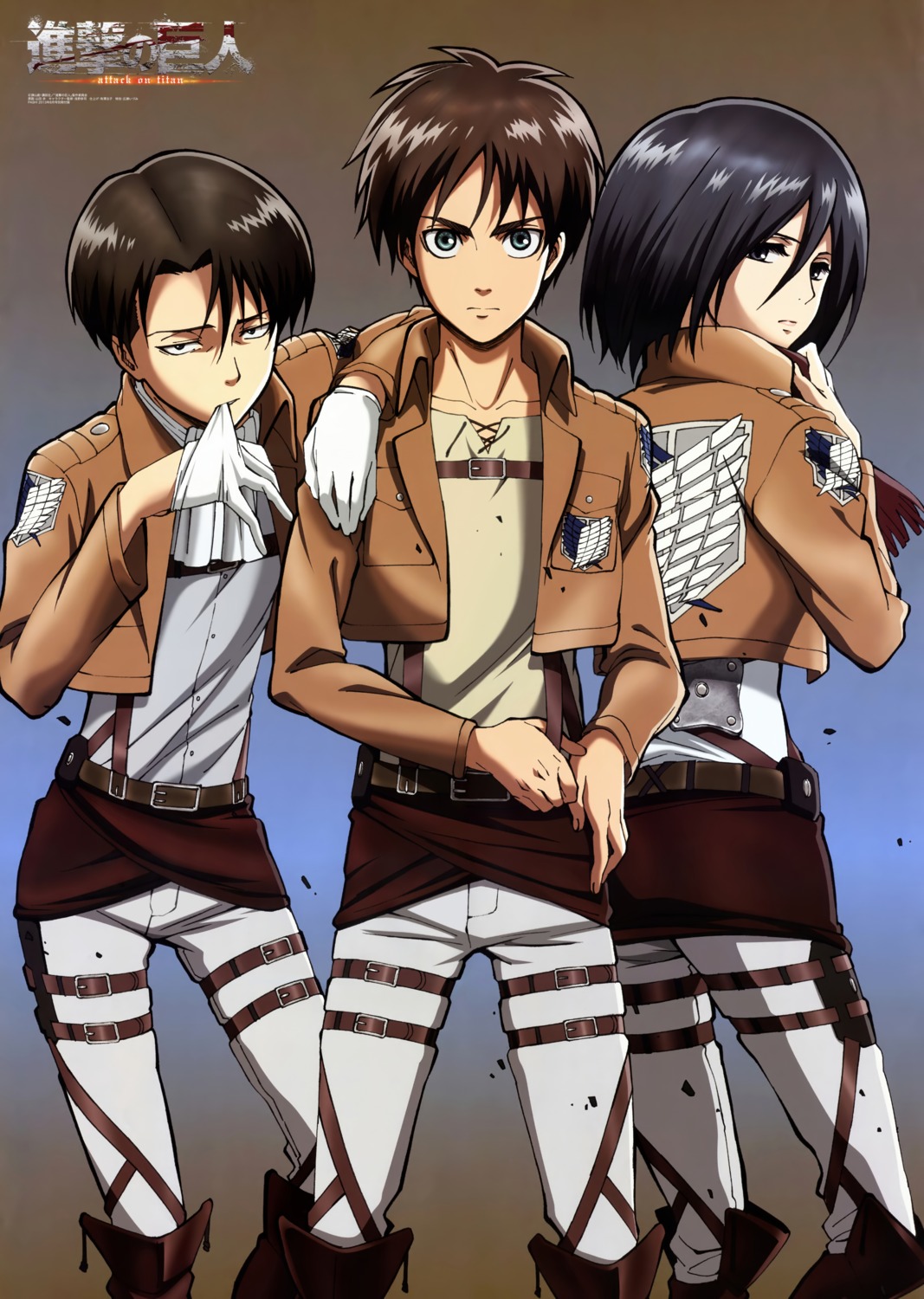 Yamada Ayumi Ayame Shingeki No Kyojin Eren Jaeger Levi